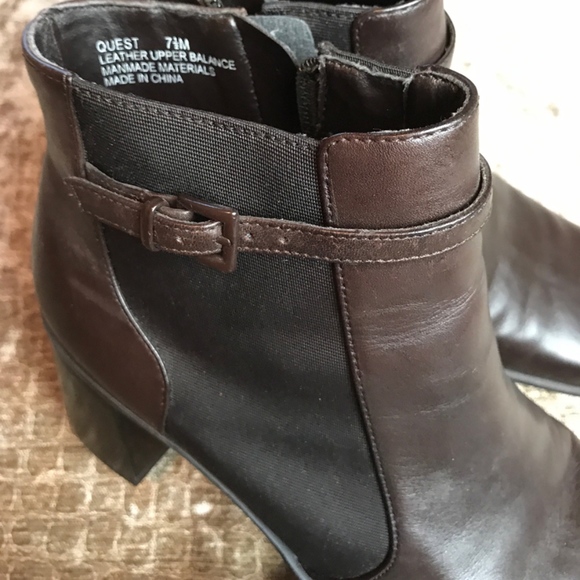 NICOLE 🤎Women's Ankle Boots Chunky Heel - Picture 5 of 7